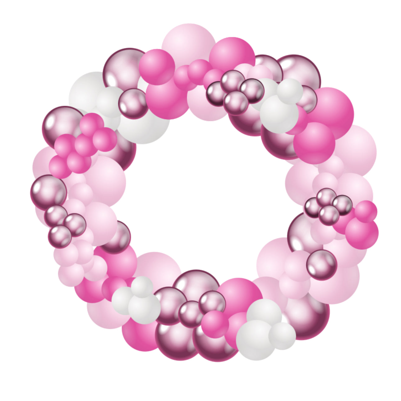Organic Full Circle Balloon Arch