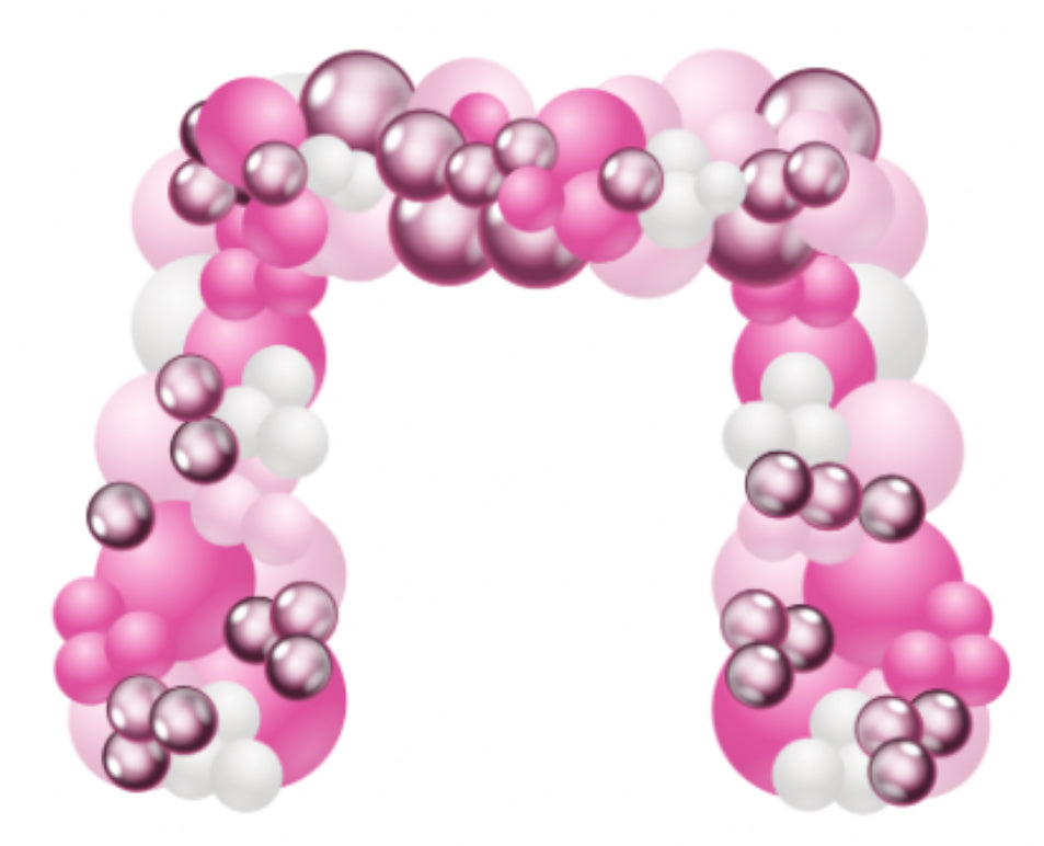 Square Organic Balloon Arch