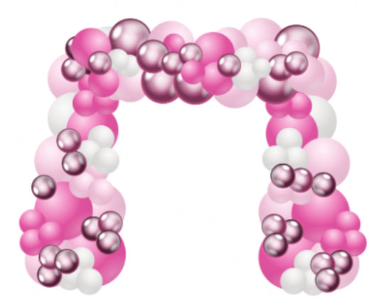 Square Organic Balloon Arch